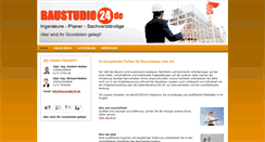 Desktop Screenshot of baustudio24.de