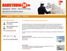 Tablet Screenshot of baustudio24.de
